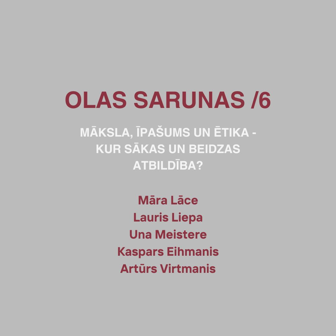 Māksla, īpašums un ētika – kur sākas un beidzas atbildība?