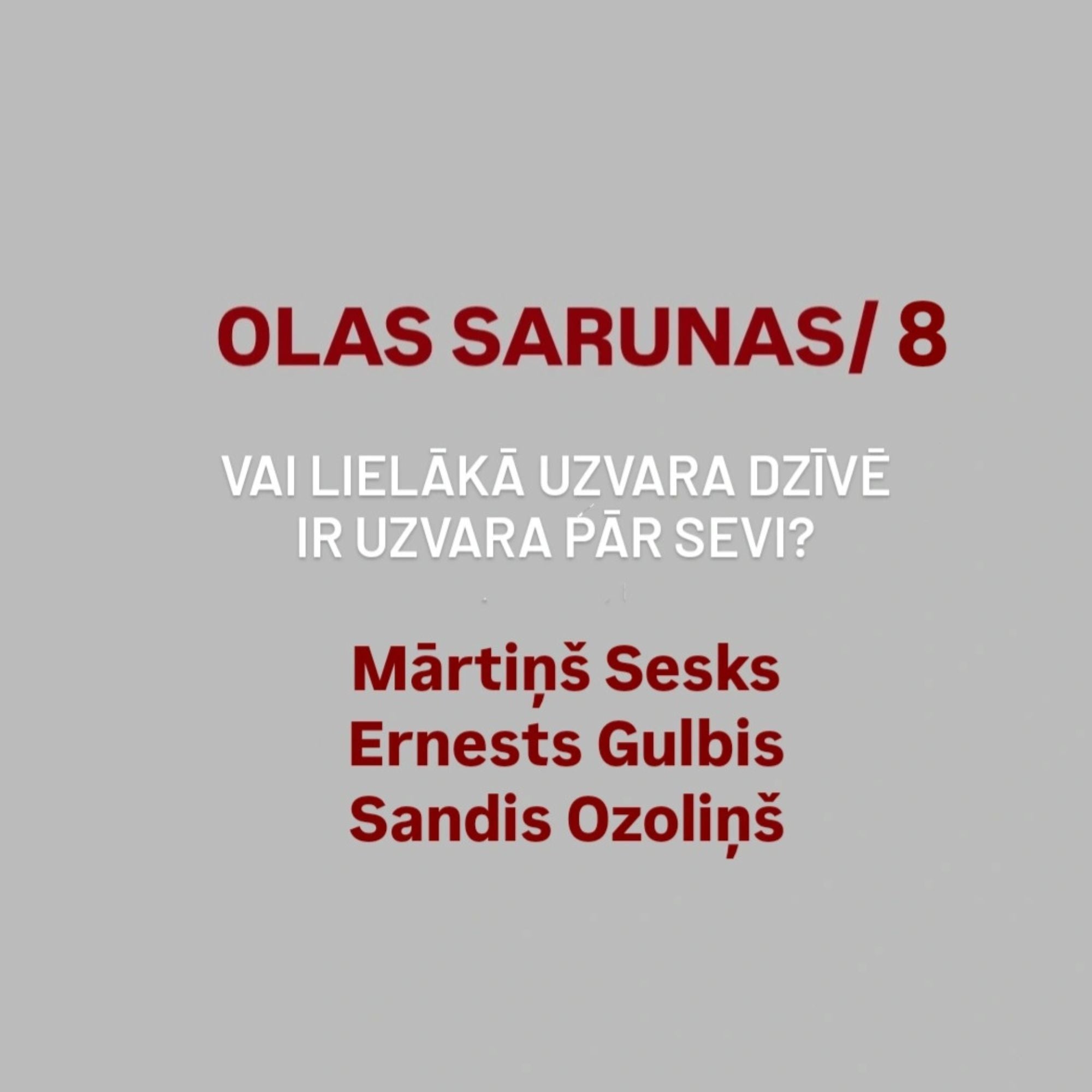 “Vai lielākā uzvara dzīvē ir uzvara pār sevi?”