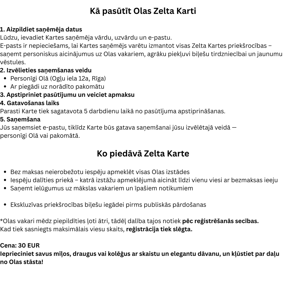 Zelta Karte